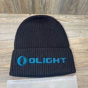 BRAND NEW- Olight Beanie Hat Black Embroidered Logo Swag Limited